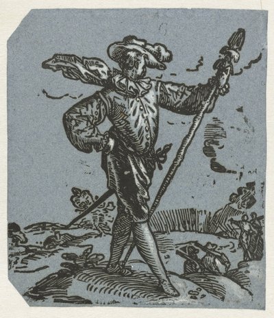 Hauptmann der Infanterie von Hendrick Goltzius (circle of)