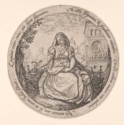 Allegorie der Klugheit von Hendrick Goltzius