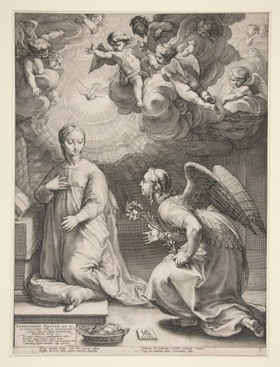 Verkündigung von Hendrick Goltzius