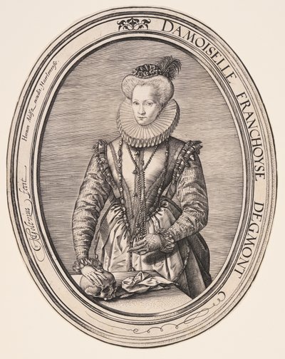 Françoise van Egmond von Hendrick Goltzius