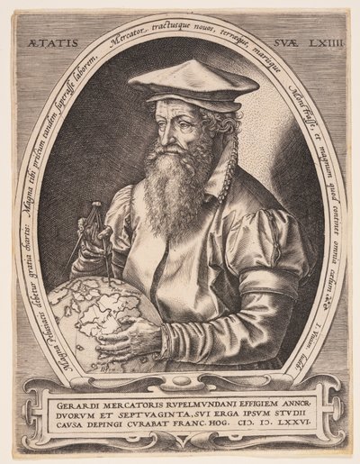 Gerardus Mercator von Hendrick Goltzius