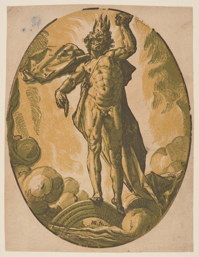 Helios, aus Die Gottheiten von Hendrick Goltzius