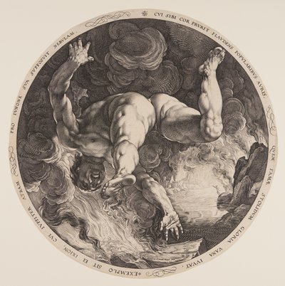 Ixion, aus Die Vier Schandflecken von Hendrick Goltzius