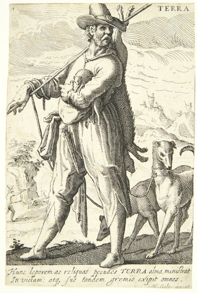 Erde (Terra) von Hendrick Goltzius