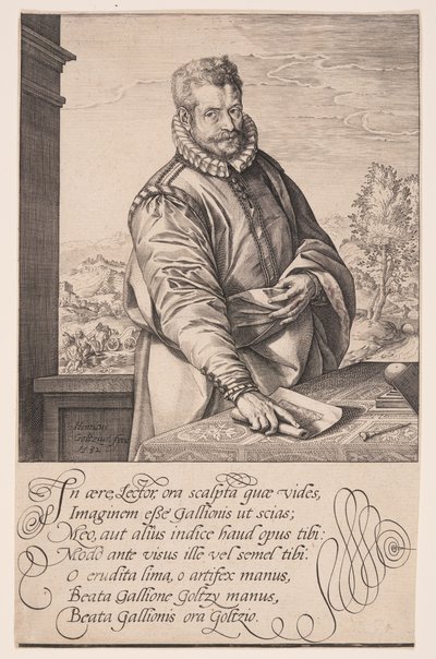 Philips Galle von Hendrick Goltzius