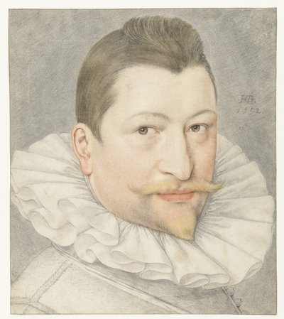 Porträt von Johannes Sadeler I von Hendrick Goltzius