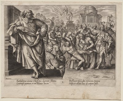 St. Bartholomäus von Hendrick Goltzius