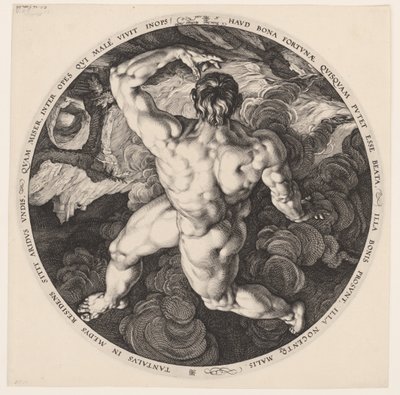 Tantalus von Hendrick Goltzius