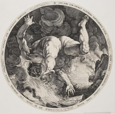 Die vier Schänder - Ixion von Hendrick Goltzius