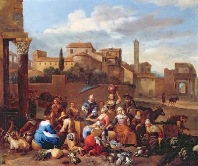 Gemüsemarkt in Italien von Hendrick Mommers