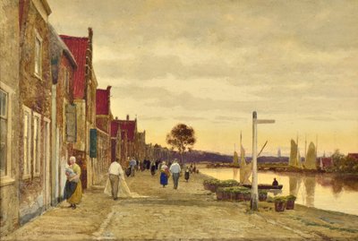 Niederländische Landschaft von Hendrick van de Sande Bakhuyzen