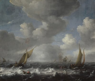 Meereslandschaft von Hendrick van de Sande Bakhuyzen
