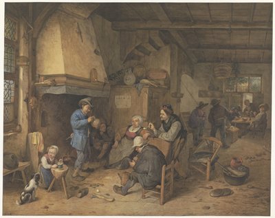 Bauernfamilie im Haus von Hendrik Abraham Klinkhamer