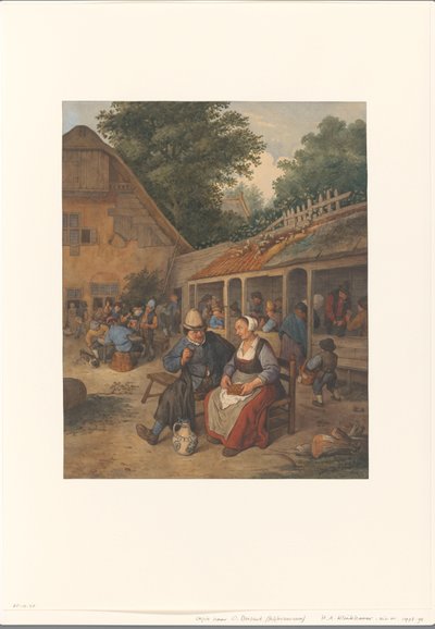 Bauernschänke von Hendrik Abraham Klinkhamer