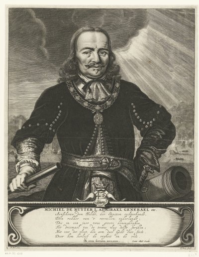 Porträt von Michiel Adriaansz. de Ruyter von Hendrik Bary