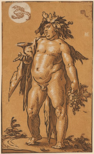 Bacchus von Hendrik Goltzius