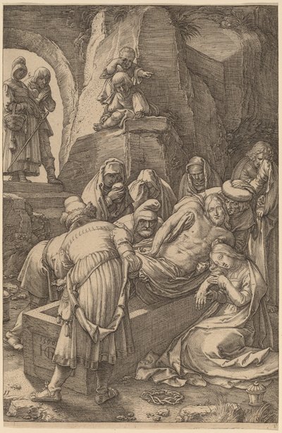 Begräbnis Christi von Hendrik Goltzius