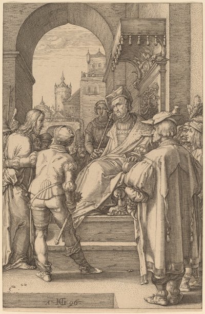 Christus vor Pilatus von Hendrik Goltzius