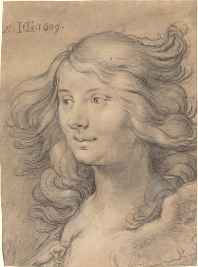 Kopf einer Sirene von Hendrik Goltzius