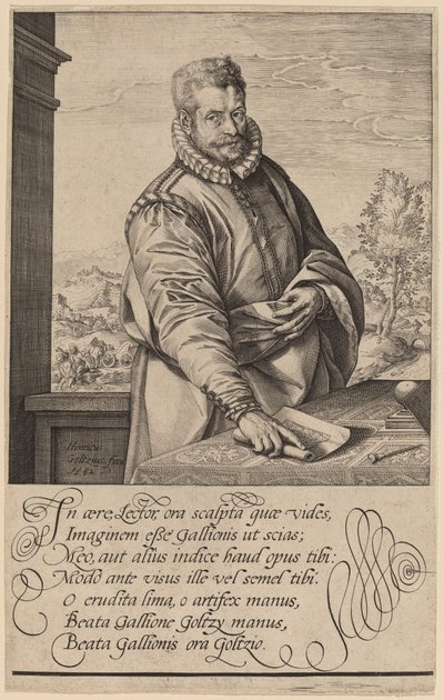 Philip Galle von Hendrik Goltzius