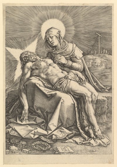 Pietà, 1596 von Hendrik Goltzius