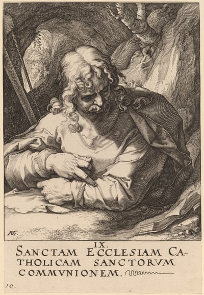 Heiliger Jakobus der Jüngere von Hendrik Goltzius