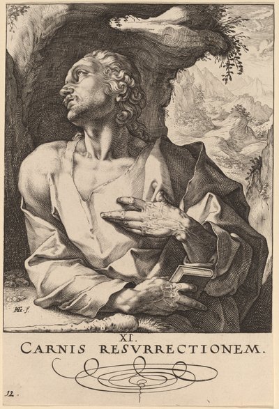 Heiliger Judas Thaddäus von Hendrik Goltzius