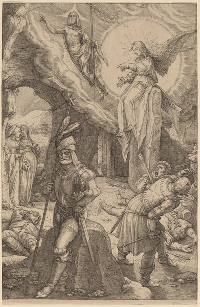 Die Auferstehung von Hendrik Goltzius