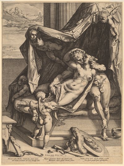 Mars und Venus von Hendrik Goltzius, after Bartholomaeus Spranger