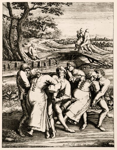 Tanzplage, Straßburg, Elsass, 1518 von Hendrik I Hondius
