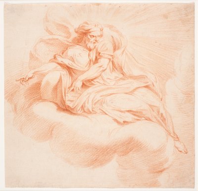 Gottvater schwebend auf einer Wolke von Hendrik Krock