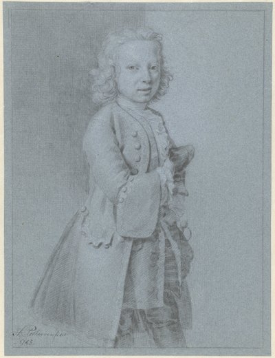 Porträt eines stehenden Jungen von Hendrik Pothoven