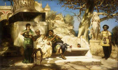 Die Siesta des Patriziers von Henryk Siemiradzki