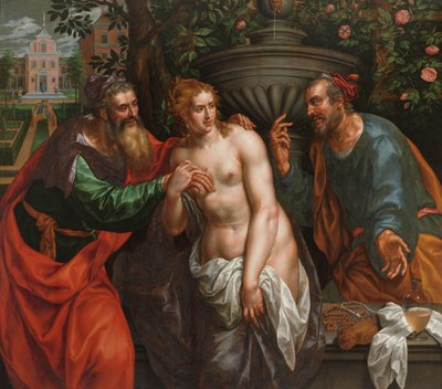 Susanna und die Ältesten von Hendrik de Clerck