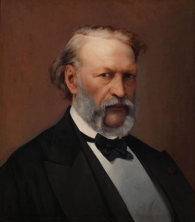 Porträt von Hendrik Conscience 1812-1883 von Hendrik de Pondt