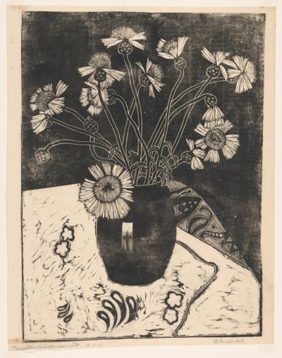 Blumen in einer Vase von Henk Henriët (signed by artist)