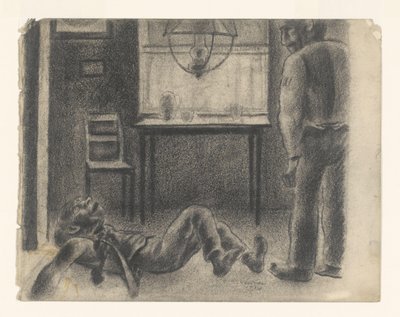 Interieurszene von Henk Henriët (signed by artist)