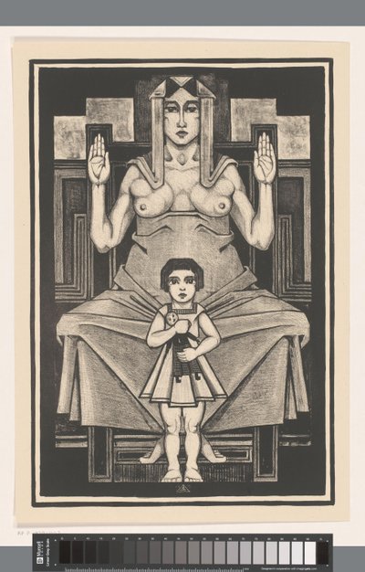Mutter mit Kind von Henk Schilling