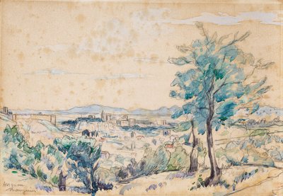 Der Papstpalast - Avignon von Henri Charles Manguin