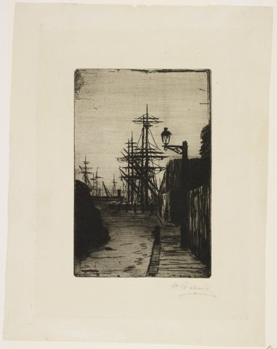 Docks von Henri Charles Guérard