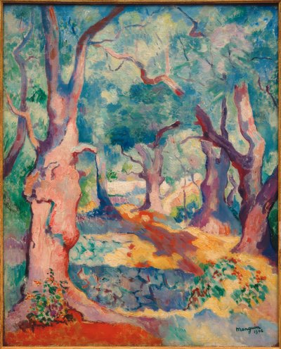 Die Olivenbäume in Cavalière von Henri Charles Manguin