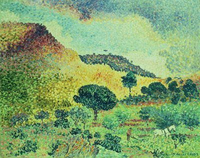 Die Maures-Berge, 1906-07 von Henri Edmond Cross
