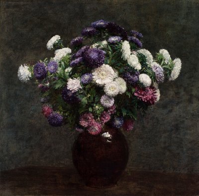 Astern in einer Vase von Ignace Henri Jean Fantin Latour