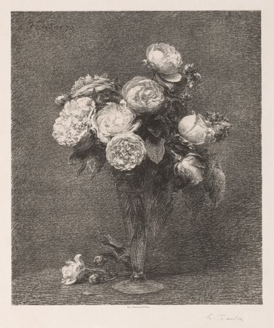 Rosenstrauß von Ignace Henri Jean Fantin Latour