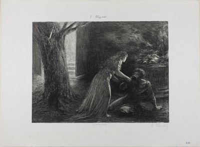 Debüt der Walküre von Ignace Henri Jean Fantin Latour