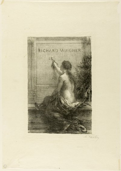 Unsterblichkeit von Ignace Henri Jean Fantin Latour