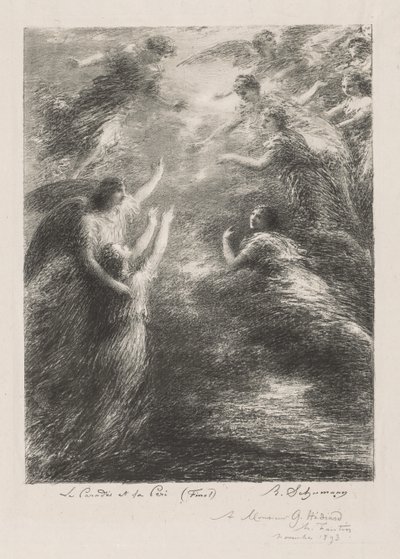 Das Paradies und die Peri von Ignace Henri Jean Fantin Latour
