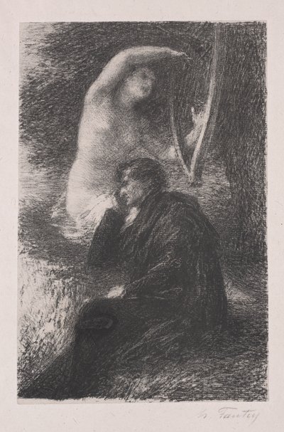 Lélio: Die Äolische Harfe von Ignace Henri Jean Fantin Latour