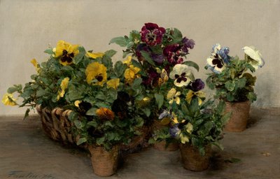 Stiefmütterchen, 1874 von Ignace Henri Jean Fantin Latour