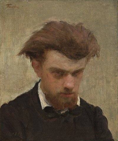 Selbstporträt, 1861 von Ignace Henri Jean Fantin Latour